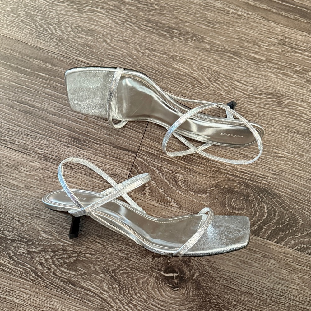 Anine Bing Hilda leather ankle-strap pumps - Picture 2 of 7